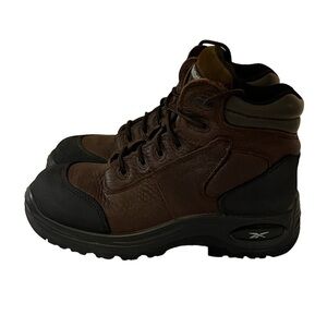 Reebok Men's Brown and Black Leather Boots
